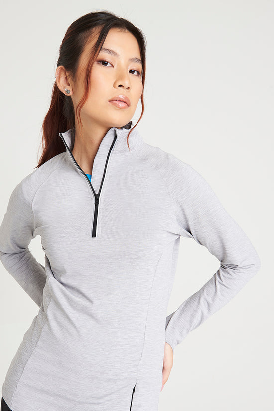 AWDis Just Cool Womens Cool Flex Long Halfzip Top