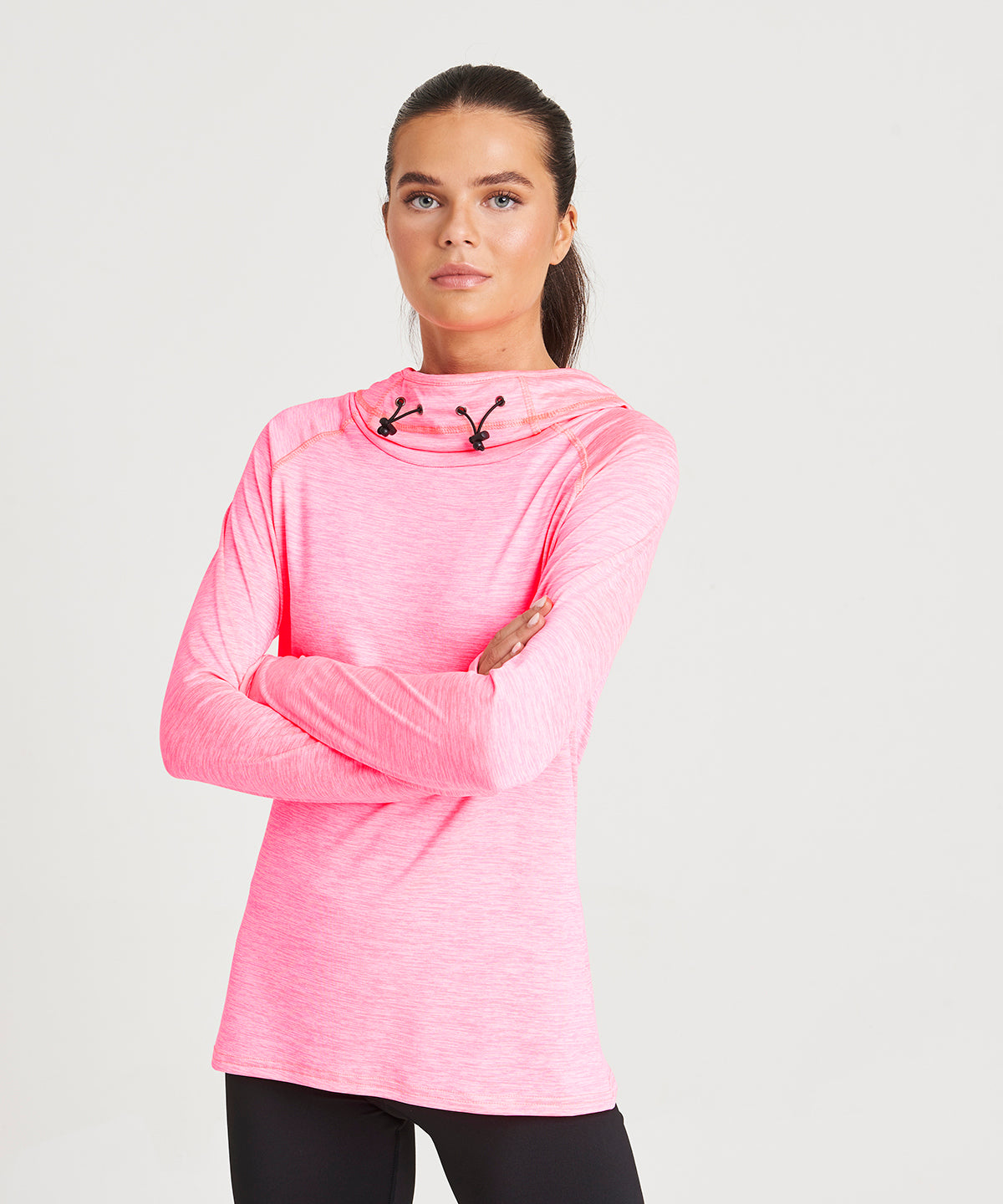 Womens Cool Cowl Neck Top for Active Wear