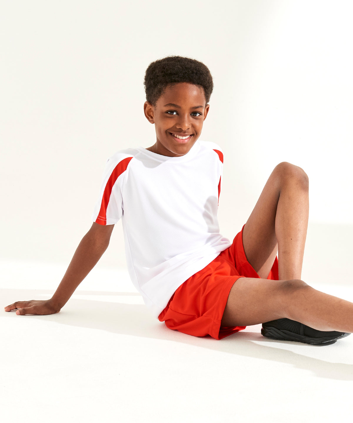 Kids Contrast Cool TShirt for Junior Sports