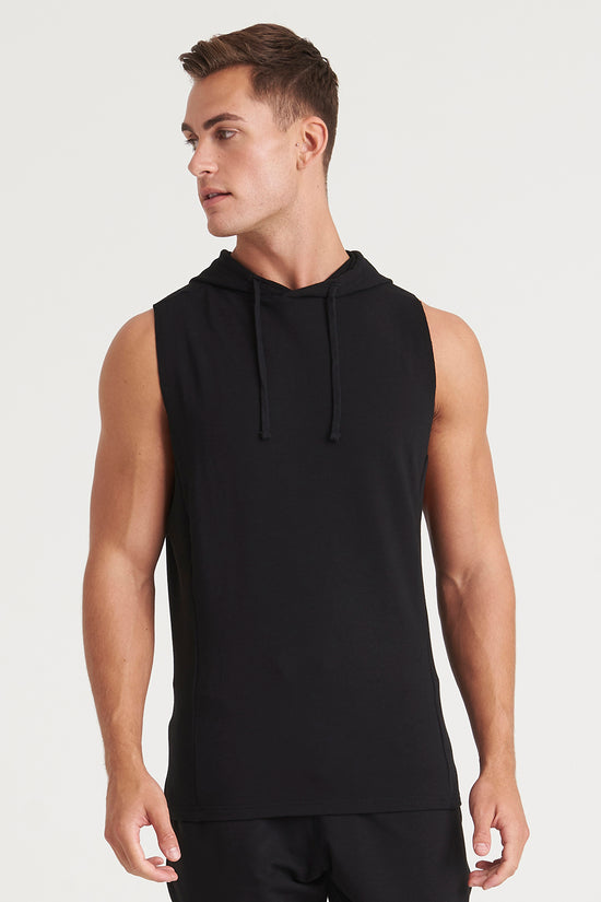 Urban Sleeveless Muscle Hoodie Vests for Men