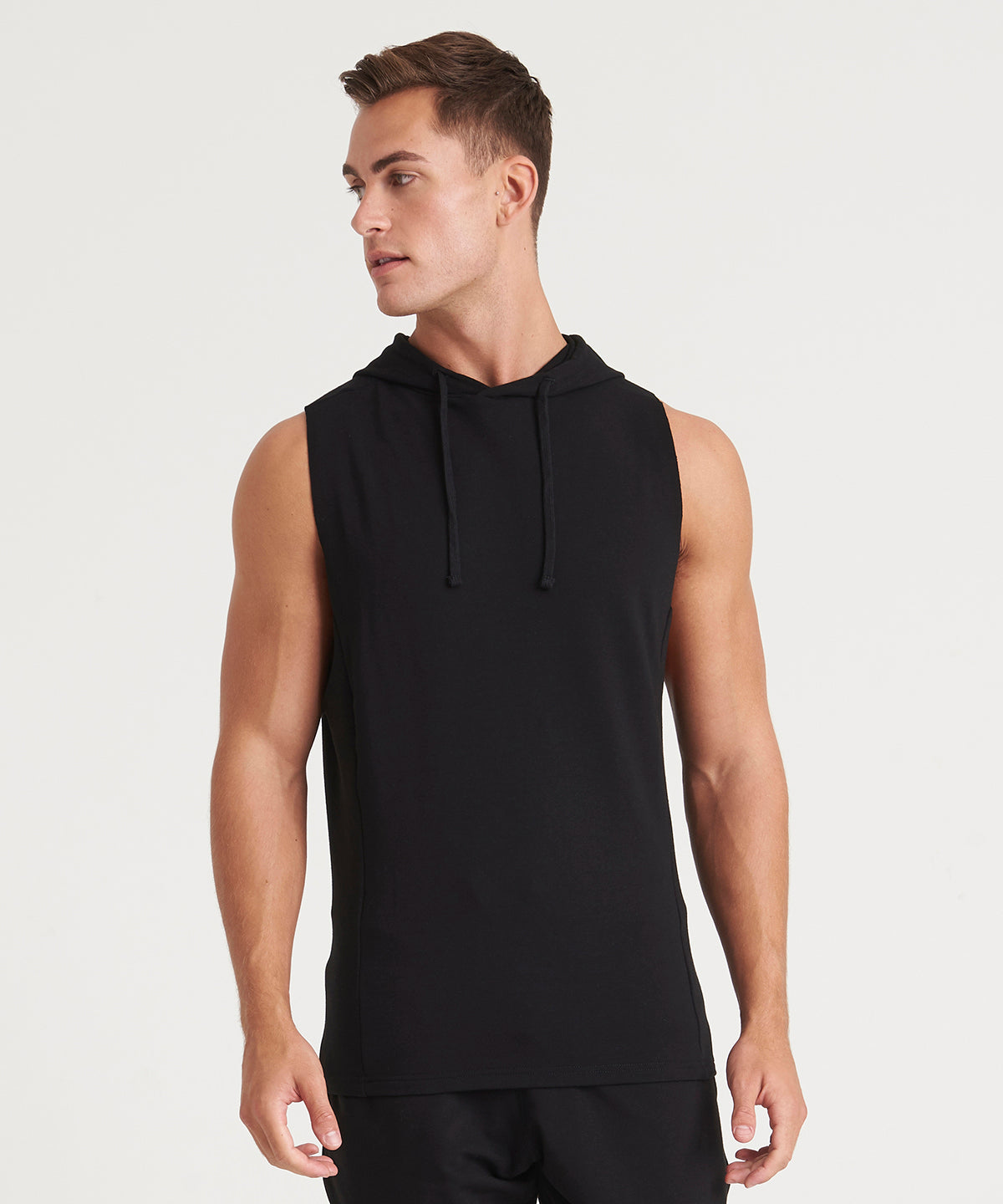 Urban Sleeveless Muscle Hoodie Vests for Men