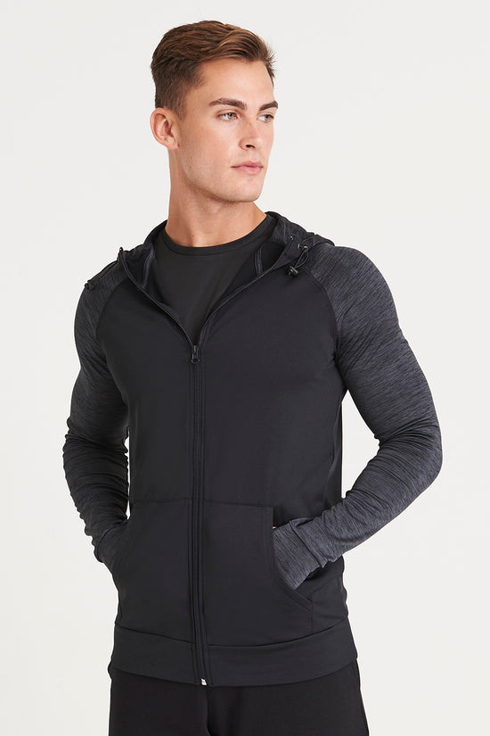 AWDis Sports Zoodie with Contrast Sleeves and Hood