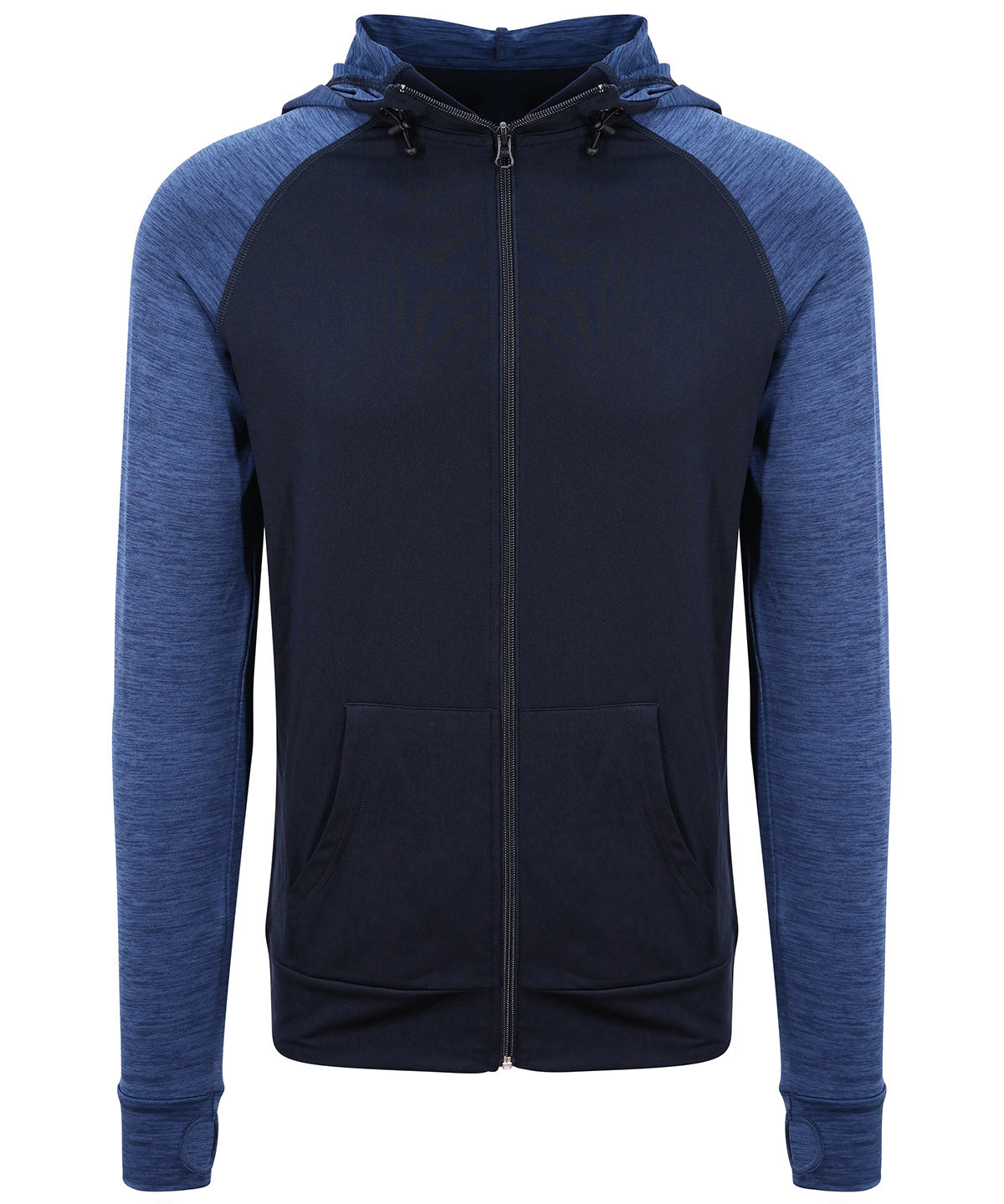AWDis Sports Zoodie with Contrast Sleeves and Hood
