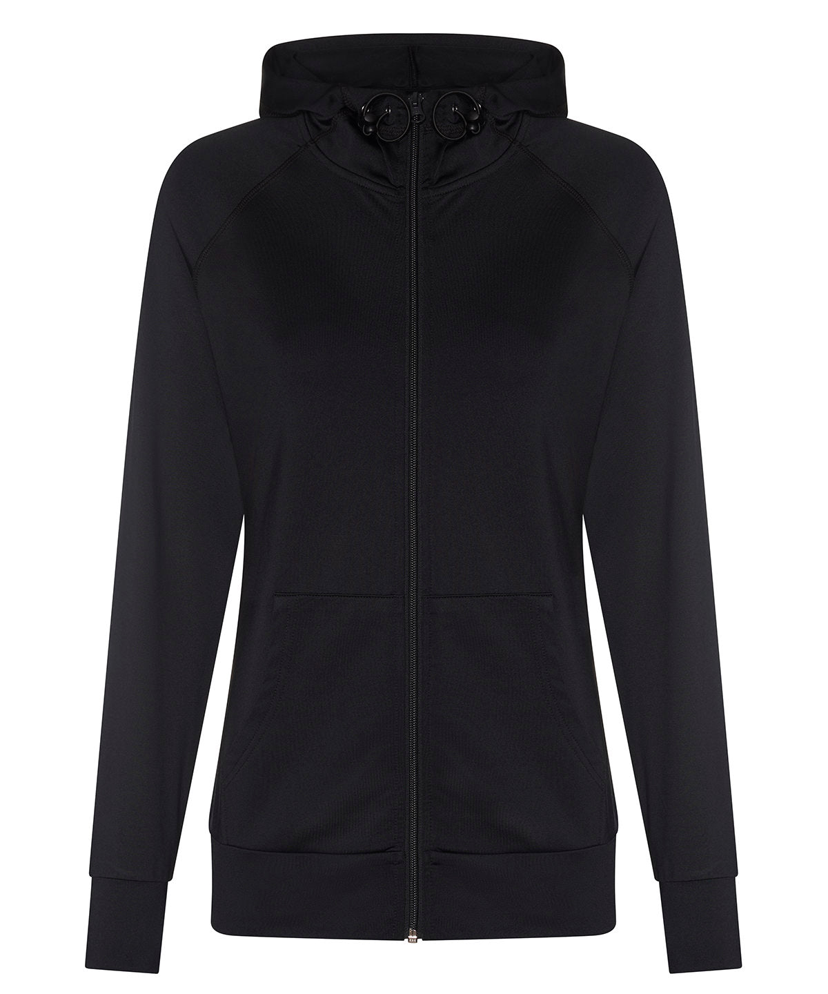 AWDis Just Cool Womens Cool Contrast Zoodie Dual Weight Polyester Hoodie