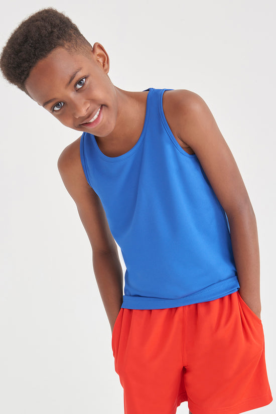 Kids Cool Vest Sporty Fit Gym Kit Essential for School Sports