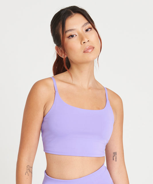 AWDis Just Cool Womens Recycled Tech Sports Bra Adjustable Straps Internal Support