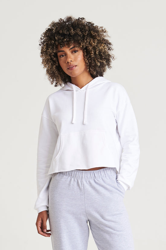 AWDis Just Hoods Womens Cropped Hoodie Comfort Style