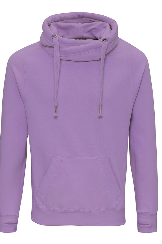 AWDis Just Hoods Cross Neck Heavyweight Hoodie Unisex Adult