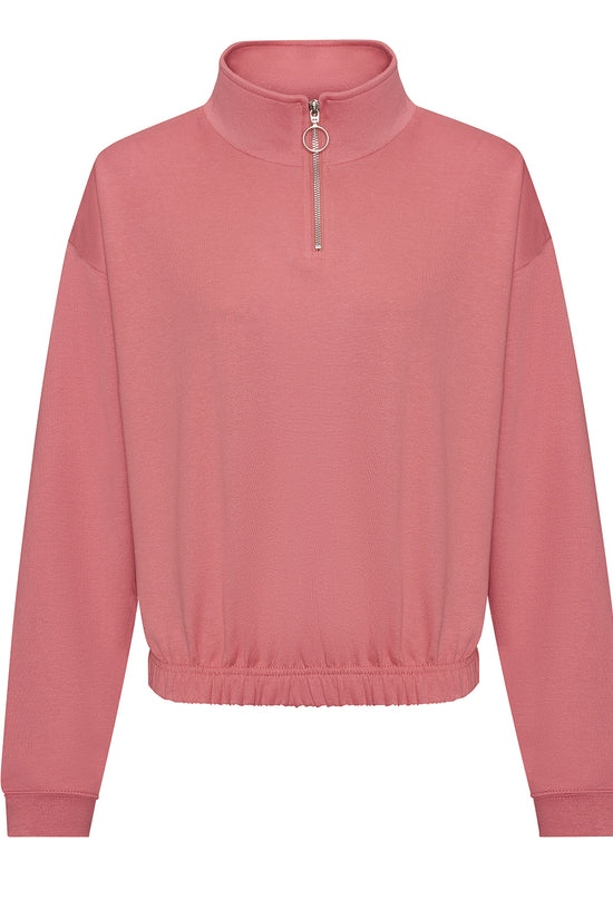 AWDis Just Hoods Womens Cropped Zip Sweatshirt