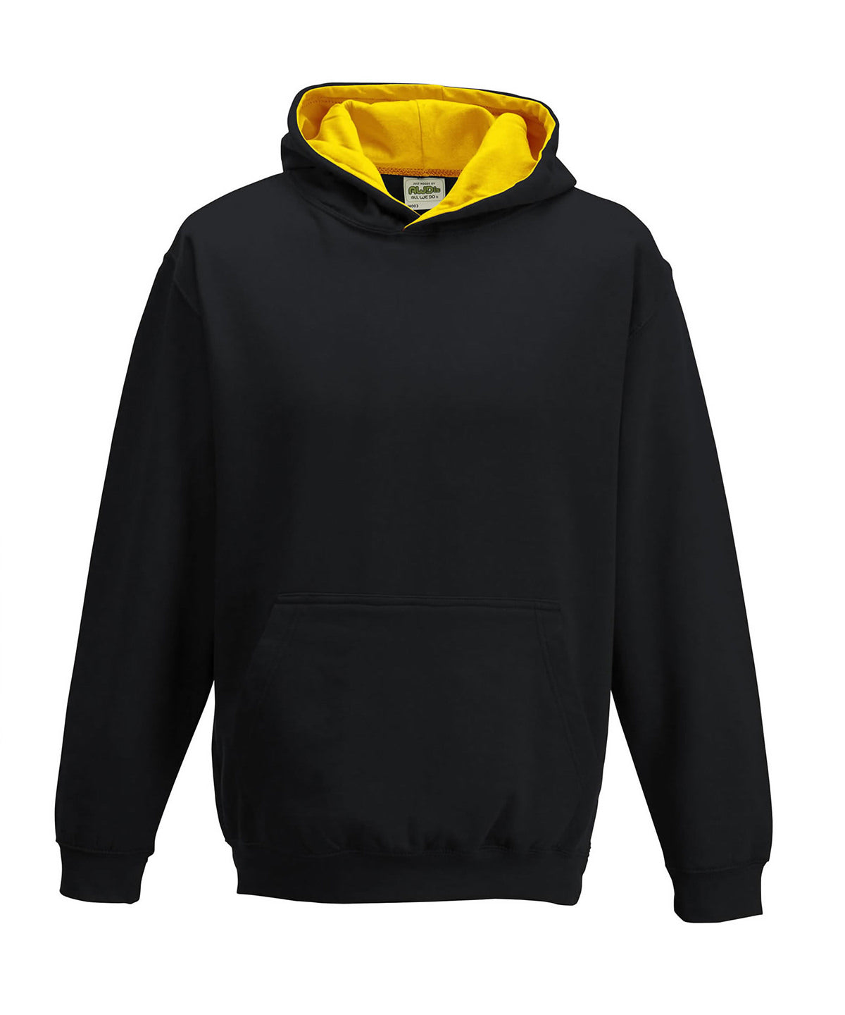 AWDis Just Hoods Kids Varsity Hoodie Soft Cotton Faced Fabric