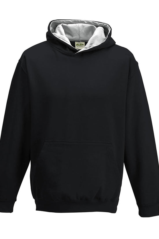 AWDis Just Hoods Kids Varsity Hoodie Soft Cotton Faced Fabric