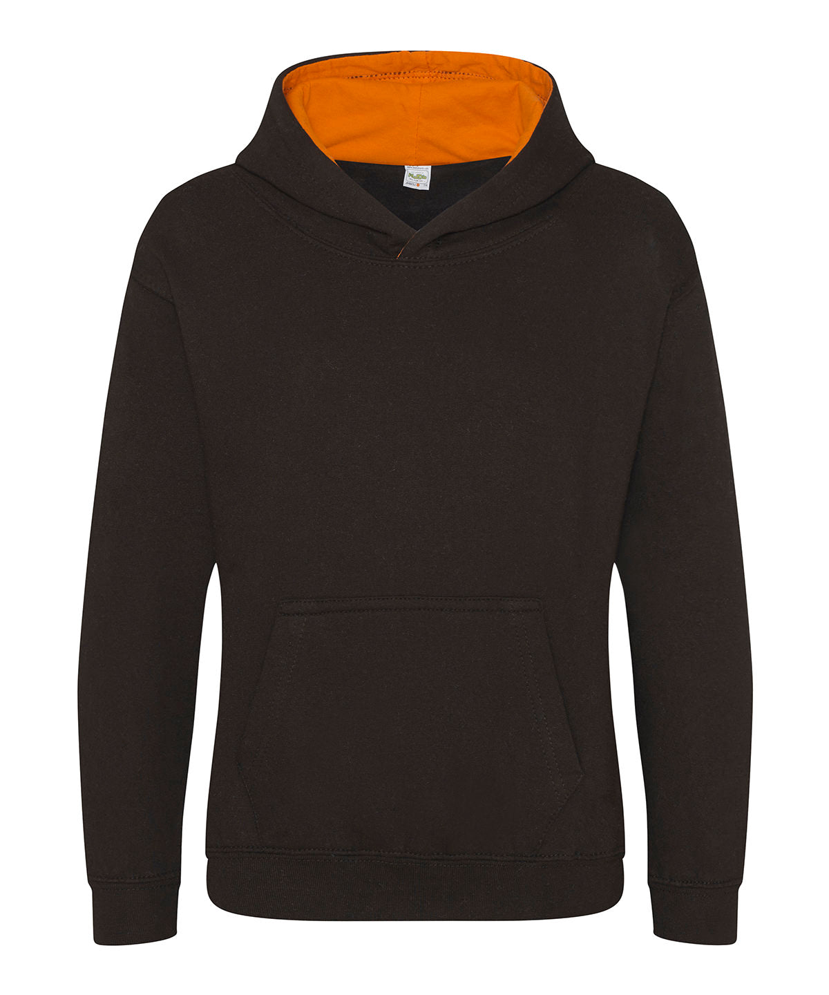 AWDis Just Hoods Kids Varsity Hoodie Soft Cotton Faced Fabric