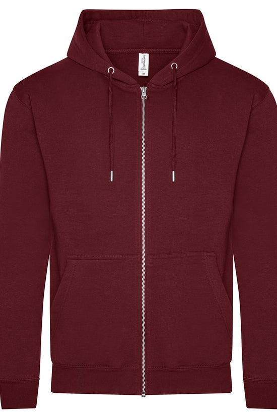 AWDis Just Hoods Organic Zoodie Hoodie EcoFriendly Unisex Sweatshirt