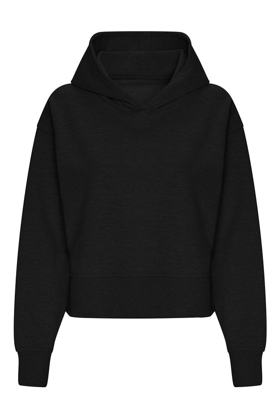 Relaxed Fit Womens Hoodie with Vent Details