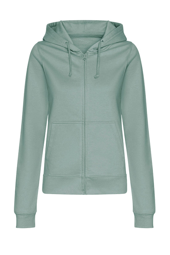 AWDis Just Hoods Womens College Zoodie Relaxed Fit Hoodie