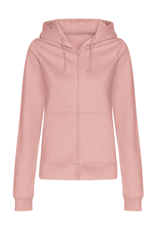 AWDis Just Hoods Womens College Zoodie Relaxed Fit Hoodie