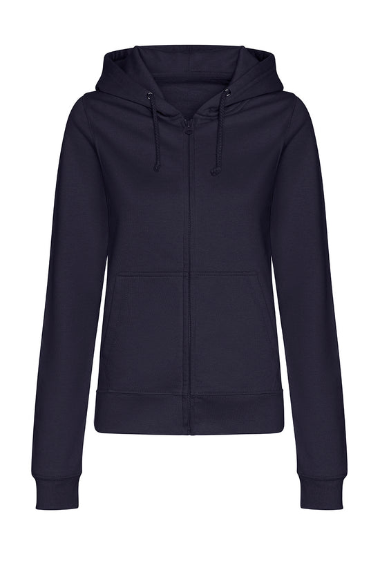AWDis Just Hoods Womens College Zoodie Relaxed Fit Hoodie