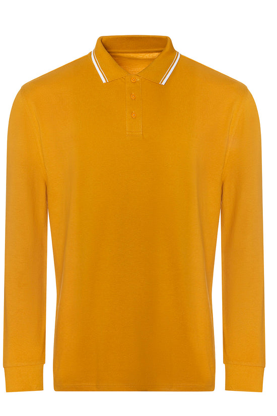 AWDis Just Polos Long Sleeve Tipped Polo Unisex Adult