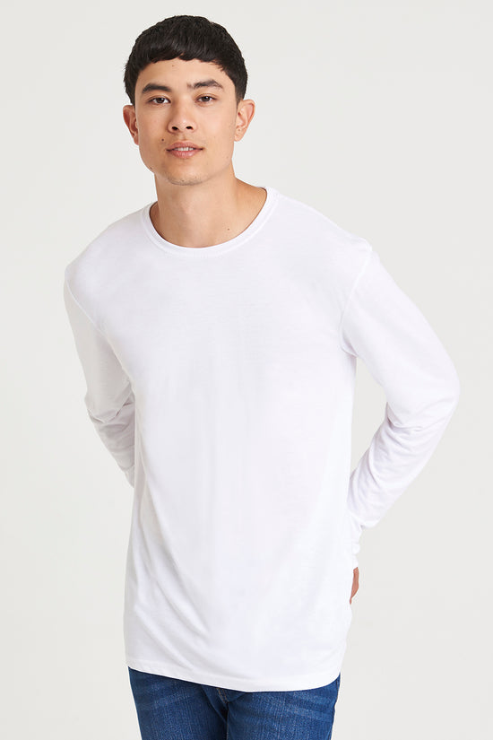 Mens Triblend Long Sleeve TShirts Modern Fit Ultimate Comfort