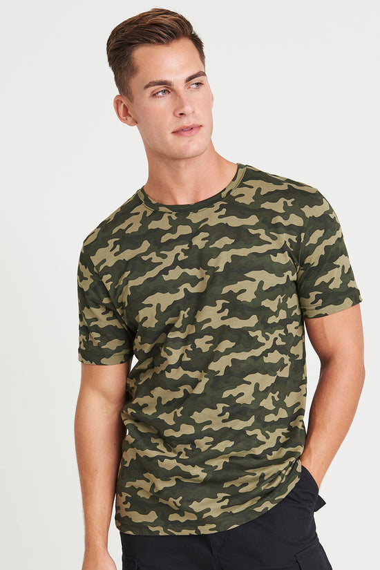 AWDis Camo TShirt for Men Modern Fit AllOver Print