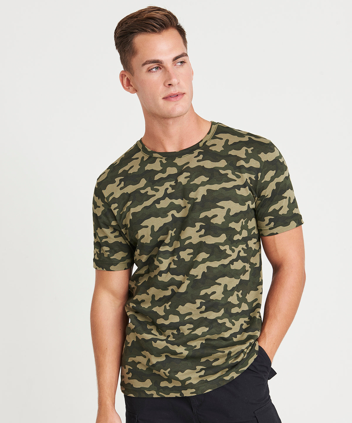 AWDis Camo TShirt for Men Modern Fit AllOver Print