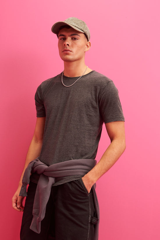 AWDis Just Ts Washed T TShirts Stylish Fit for Male Adults Plus Sizes
