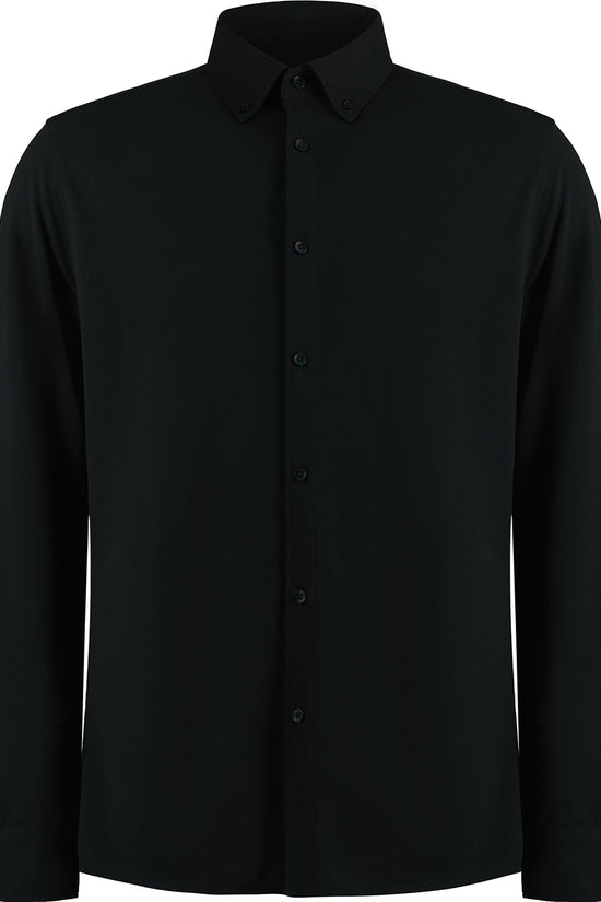 Superwash 60 Tailored Fit Long Sleeve Piqu Shirt