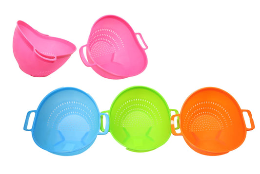 Versatile Kitchen Strainer Drainer 3 Color Options 22cm