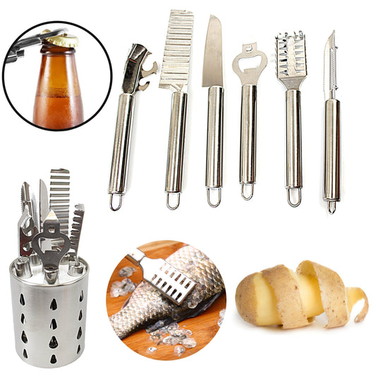 5Piece Cooking Prep Utensil Set for Efficient Meal Prep