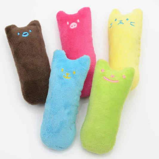 10cm Pet Dog Soft Toy with Rustling Paper Sound Assorted Designs
