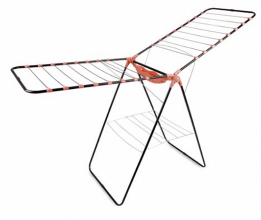 3Sided Winged Cloth Airer Indoor Laundry Dryer Washing Line