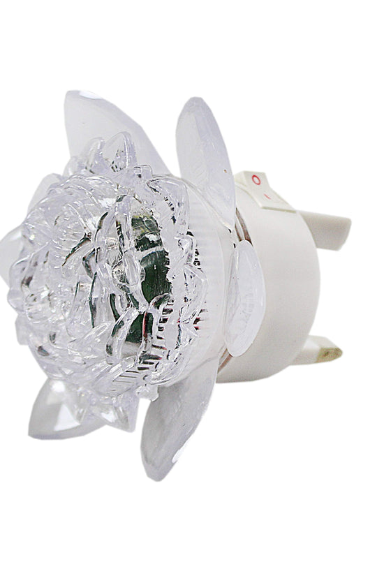 Floral LED Night Light PlugIn Decorative Flower Design