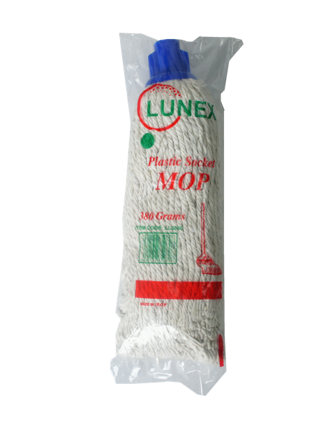 Heavy Duty Cotton Mop Head 380g with Plastic Socket