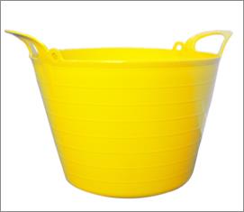 42L Large Flexi Tub DIY Storage Bucket Assorted Colours