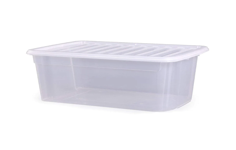 Premium Plastic Cobalt Underbed Storage Box 30 Litre Capacity