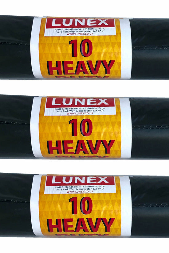 Black Heavy Duty Refuse Sacks Bin Bags Pack of 10