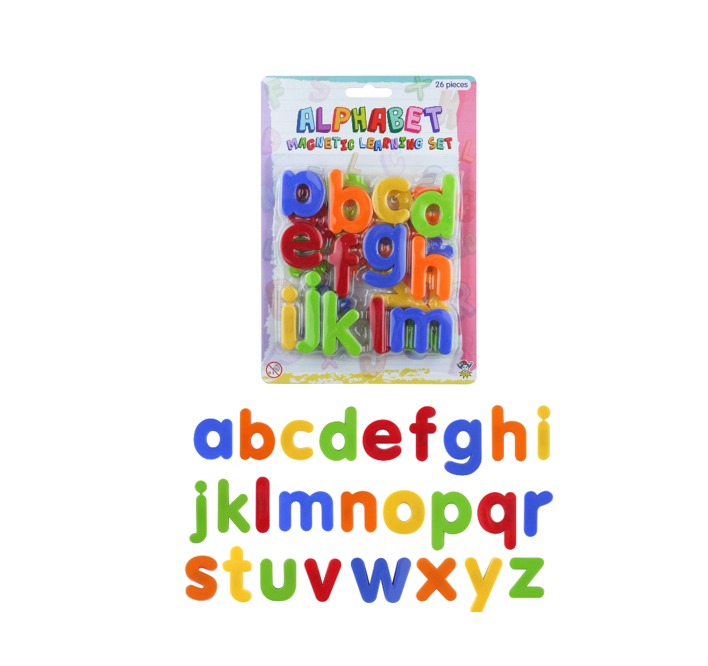 Educational Magnetic Alphabet Letters Set 26 Pieces 4cm Assorted Colors