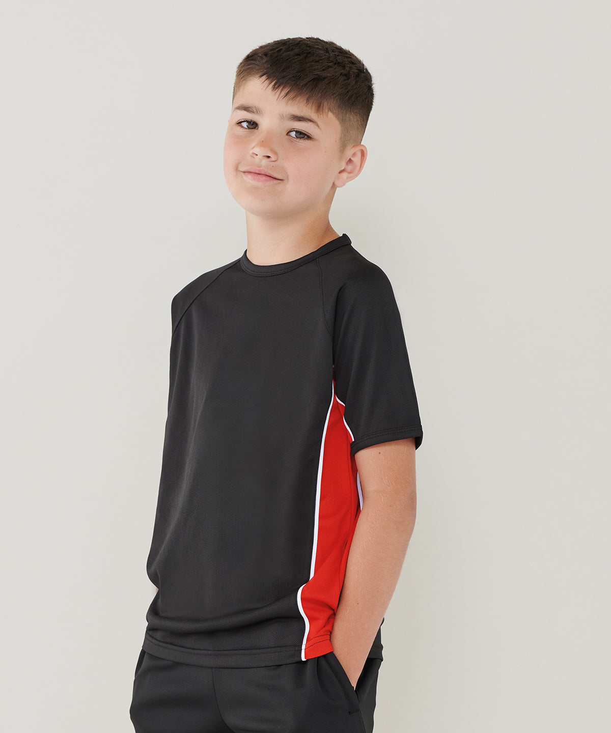 Finden Hales Kids Performance Panel TShirt Unisex Junior Sports Tee