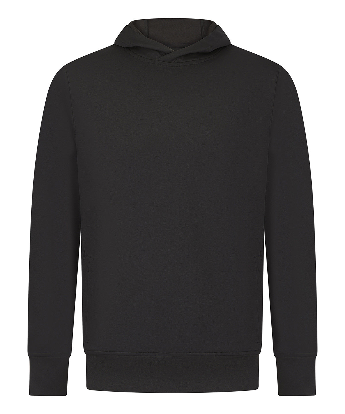Organic Unisex Polyester Team Hoodie with Side Zip Pockets