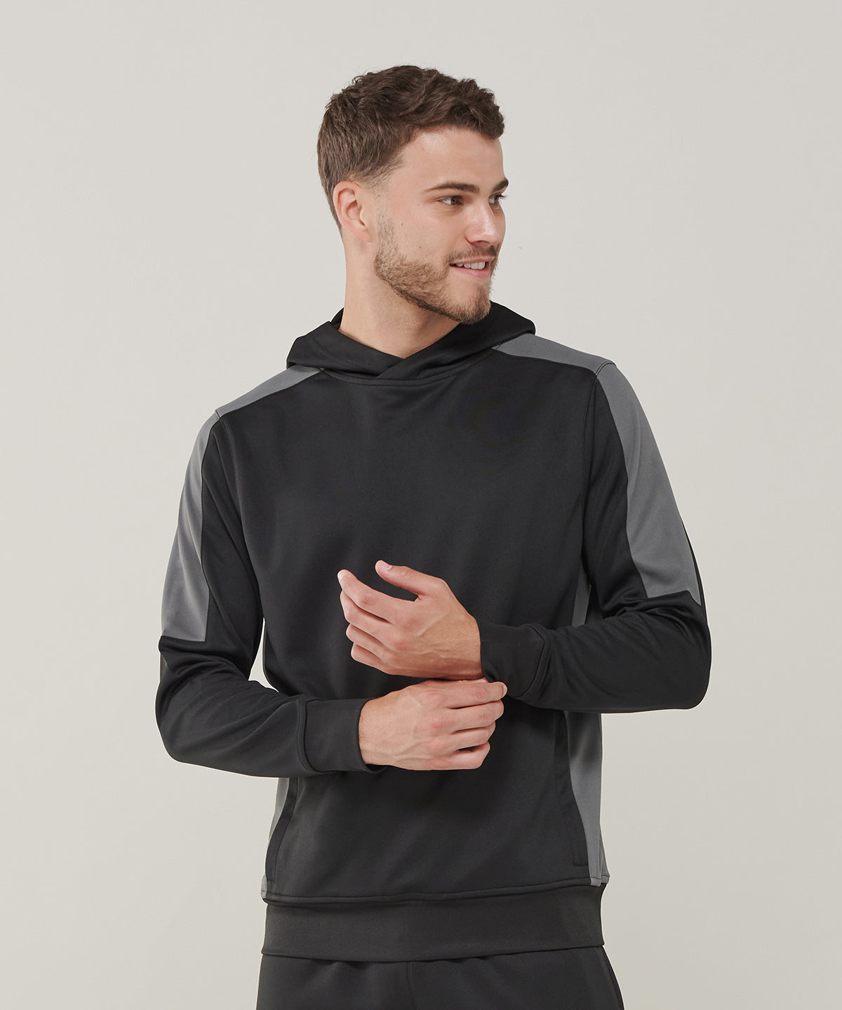 Organic Unisex Polyester Team Hoodie with Side Zip Pockets