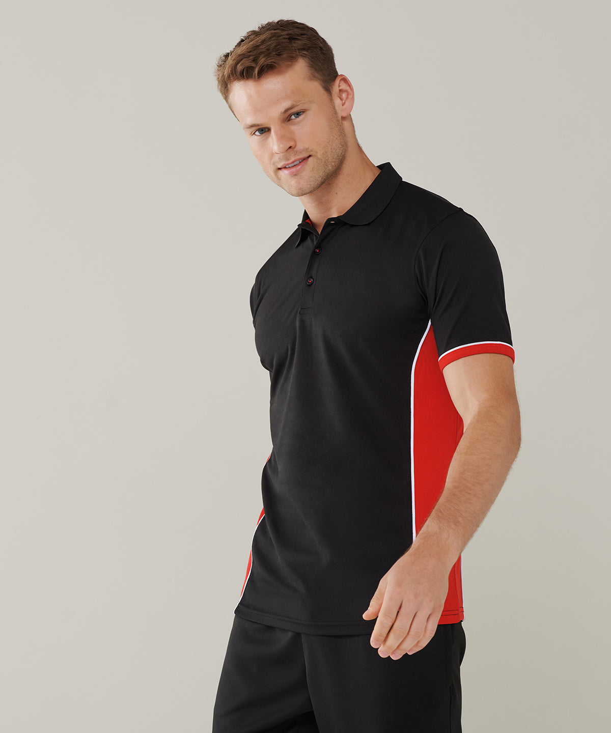 Finden Hales Mens Panel Performance Polo Shirt