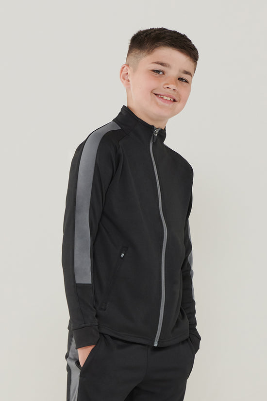 Finden Hales Kids Knitted Tracksuit Top Unisex Junior Activewear