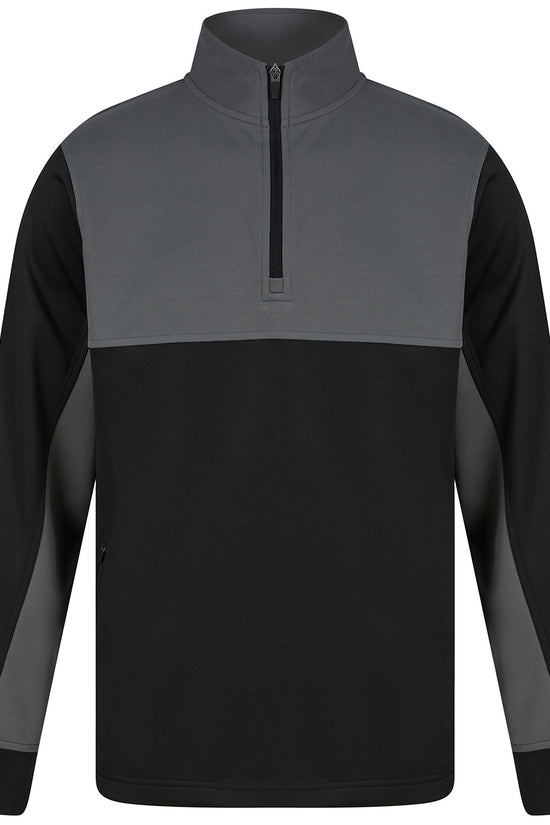 Finden Hales Mens Sports Tracksuit Top with Contrast Panels
