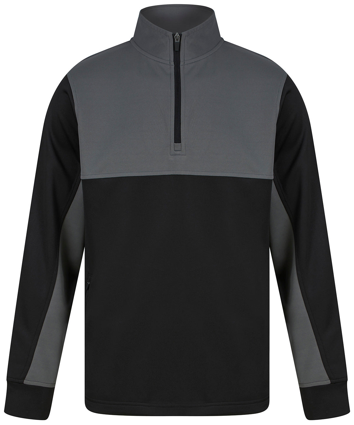 Finden Hales Mens Sports Tracksuit Top with Contrast Panels