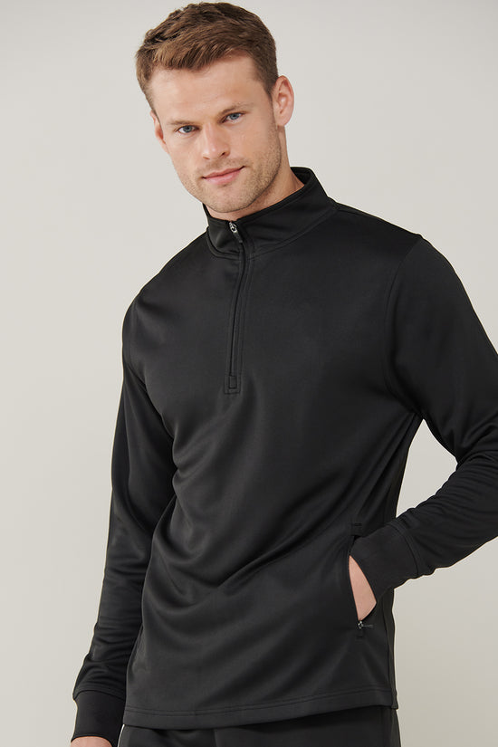 Finden Hales Mens Sports Tracksuit Top with Contrast Panels