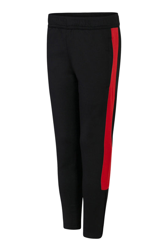 Boys Slim Fit Knitted Tracksuit Pants with Side Panels