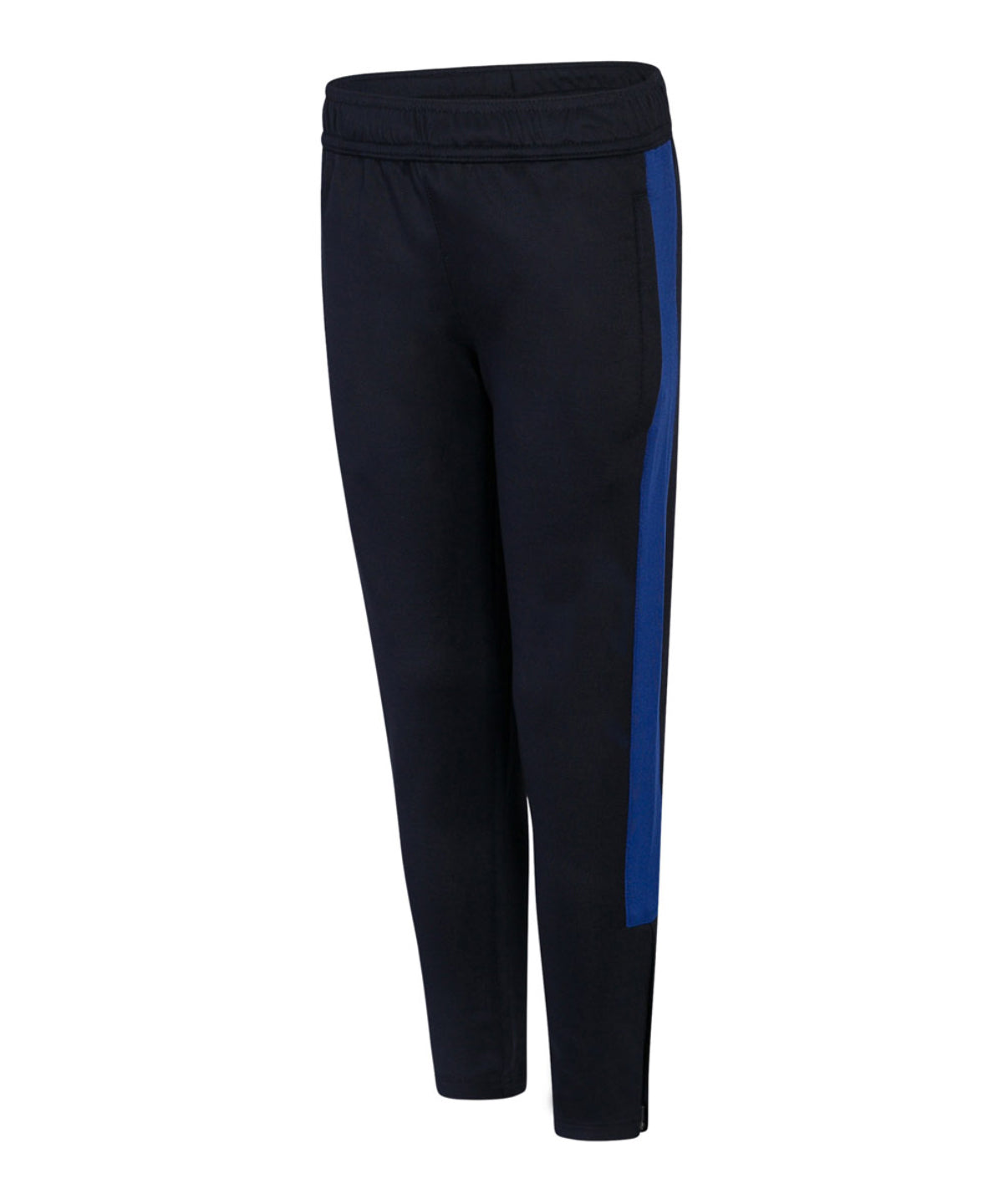 Boys Slim Fit Knitted Tracksuit Pants with Side Panels