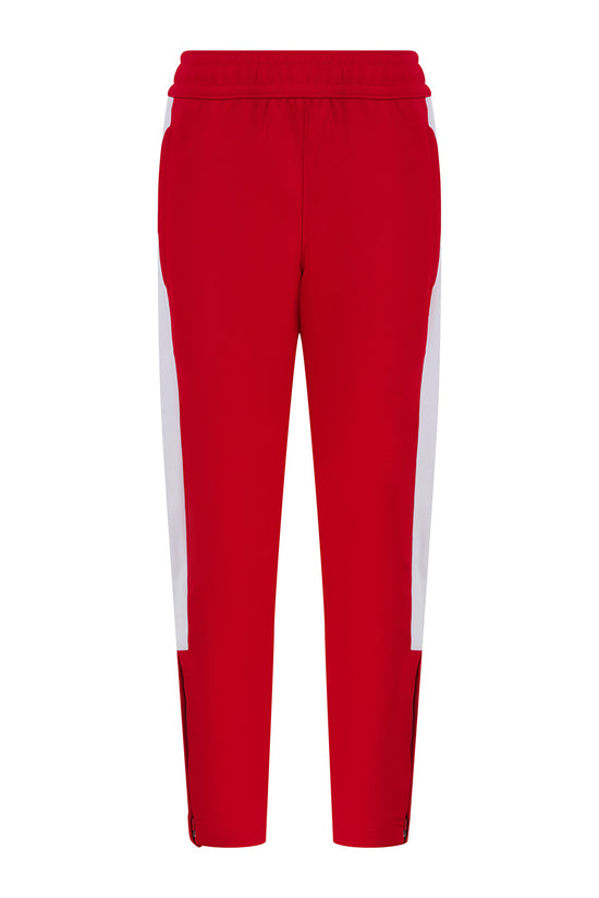 Boys Slim Fit Knitted Tracksuit Pants with Side Panels
