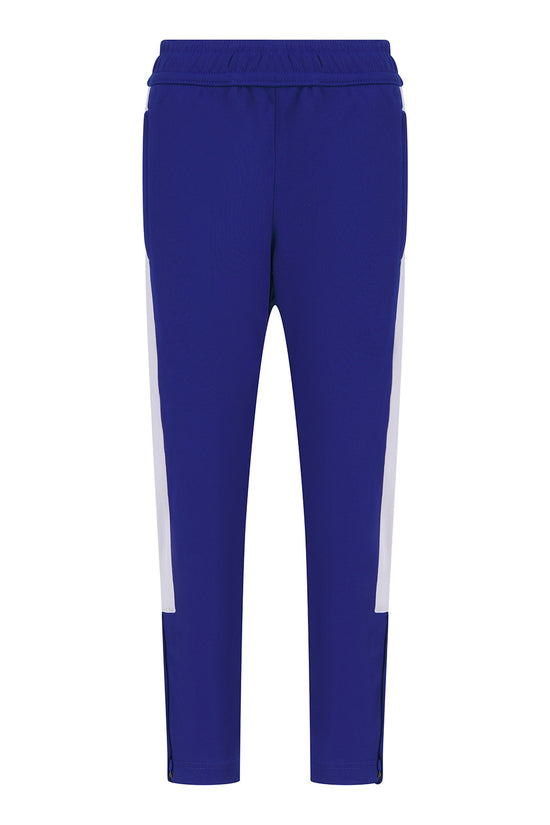 Boys Slim Fit Knitted Tracksuit Pants with Side Panels