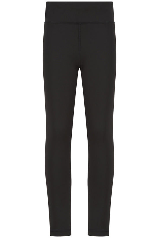 HighWaisted Female Kids Leggings with Phone Pocket